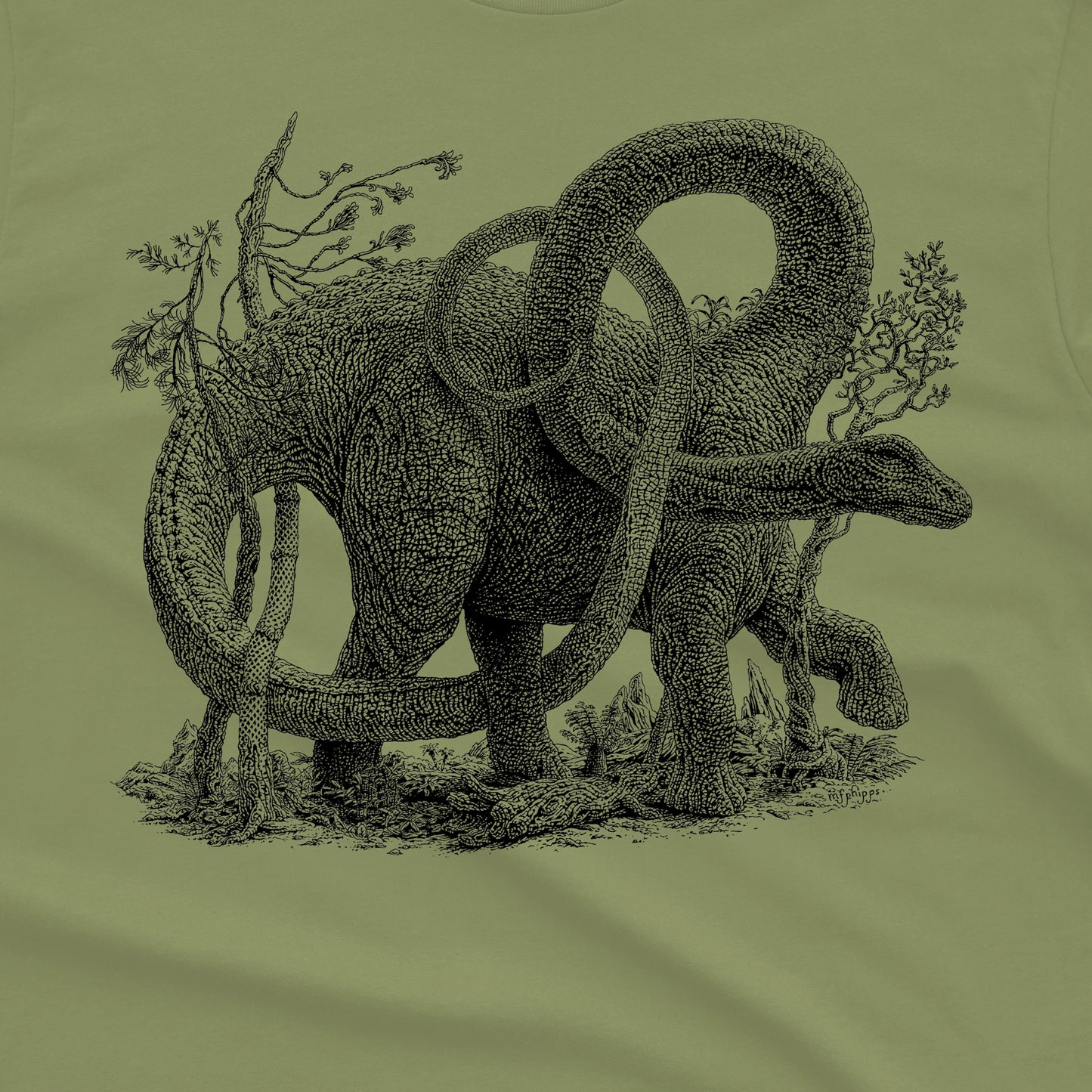 Brontosaurus T-shirt - Dinosaur Shirt