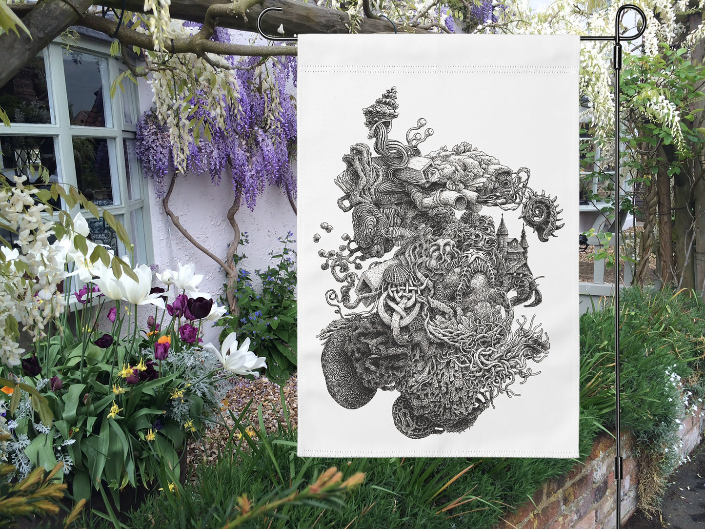 Tide Pool Life Yard Flag