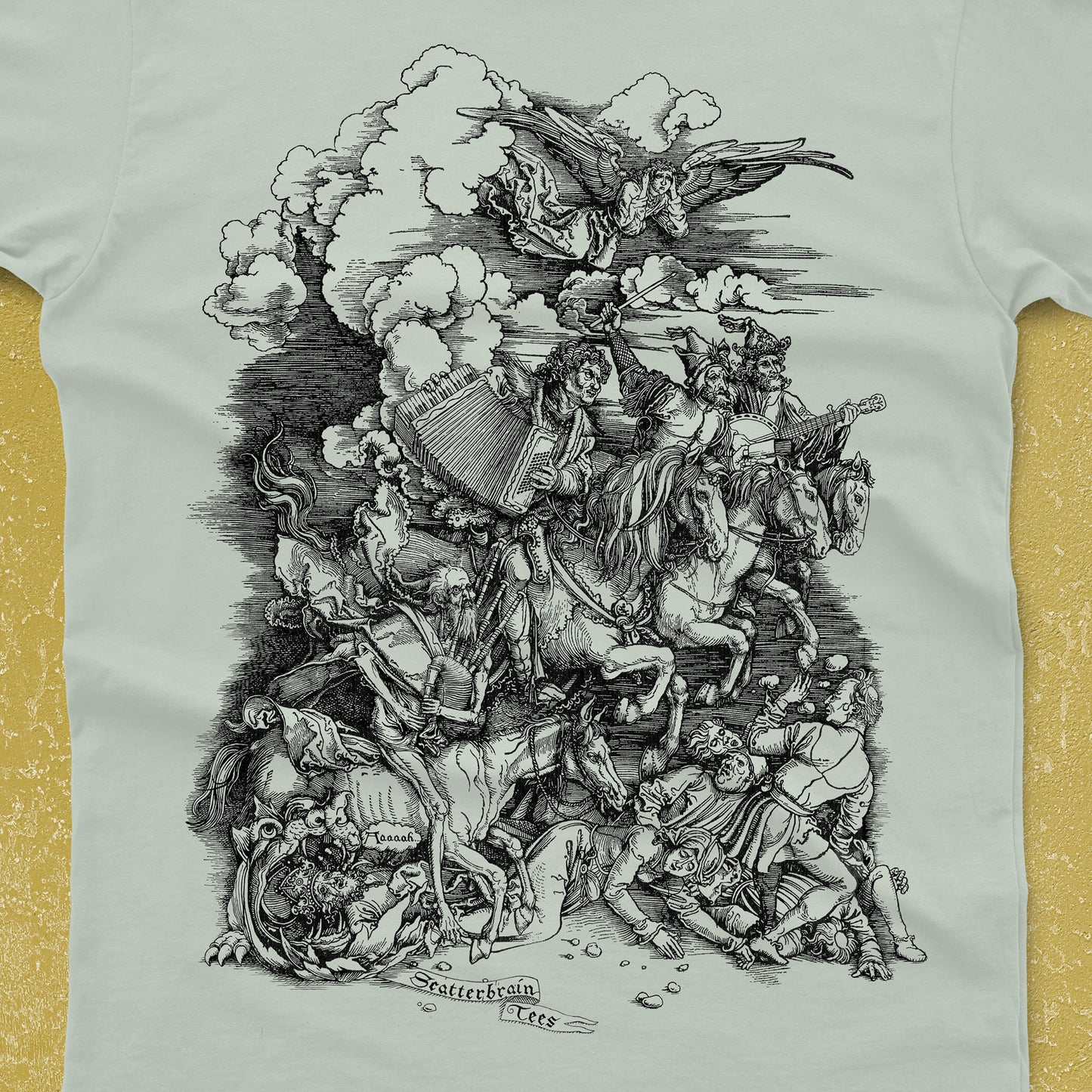 Four Horsemen of the Apocalypse Parody Tshirt