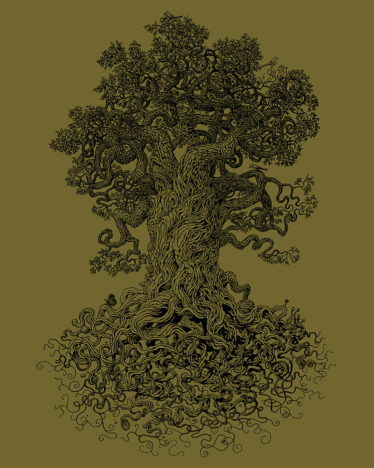 Twisting tree art- Tree of Life Shirt