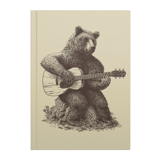 Bear_Playing_Guitar_Hard_Bound_Journal_Cover_Front_Mockup.png