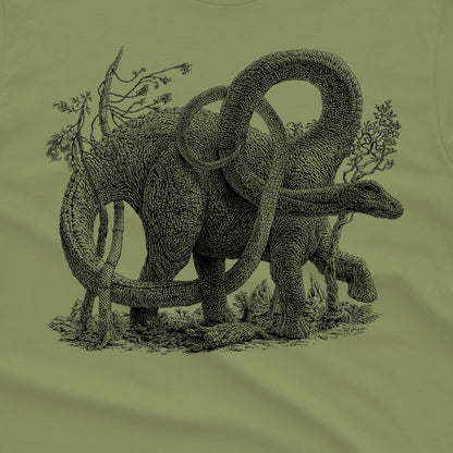 Brontosaurus T-shirt - Dinosaur Shirt