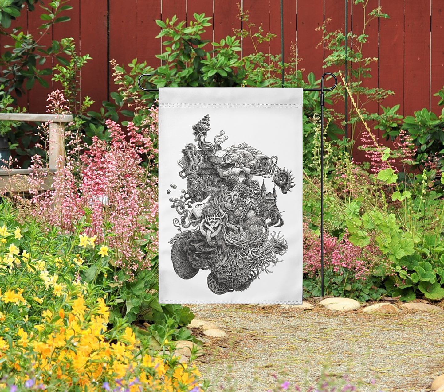 Tide Pool Life Yard Flag