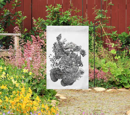 Tide Pool Life Yard Flag