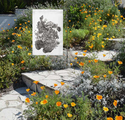 Tide Pool Life Yard Flag