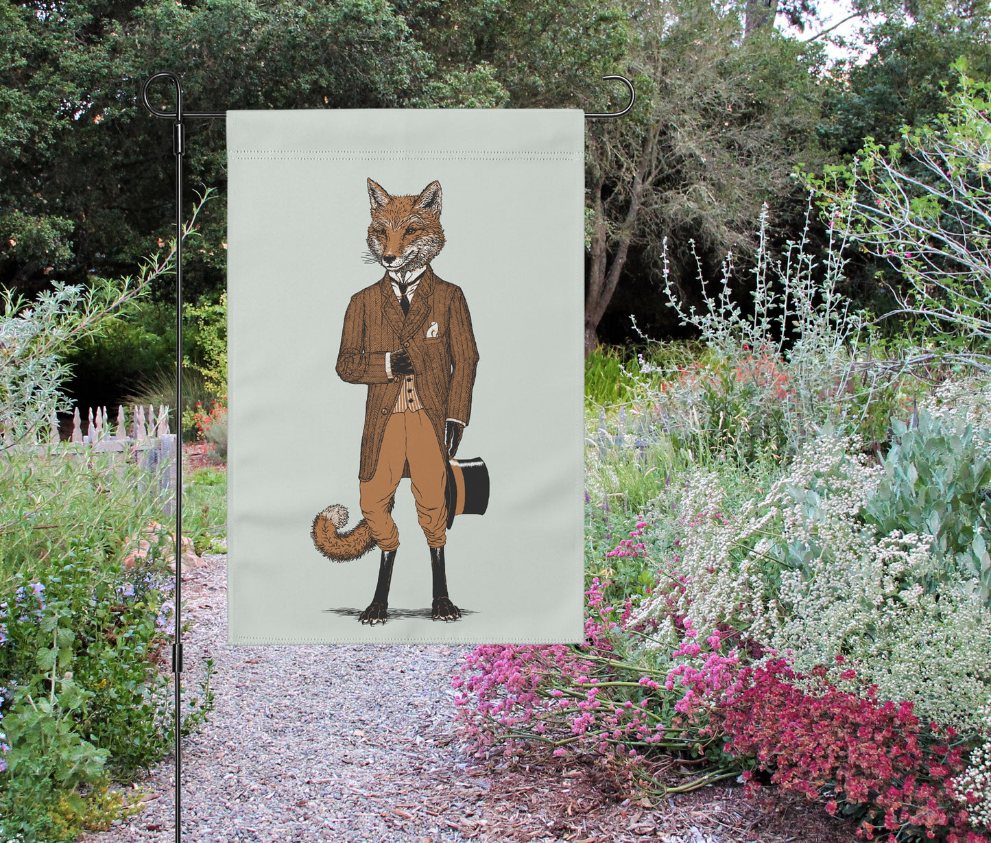 Dapper Fox Yard Flag