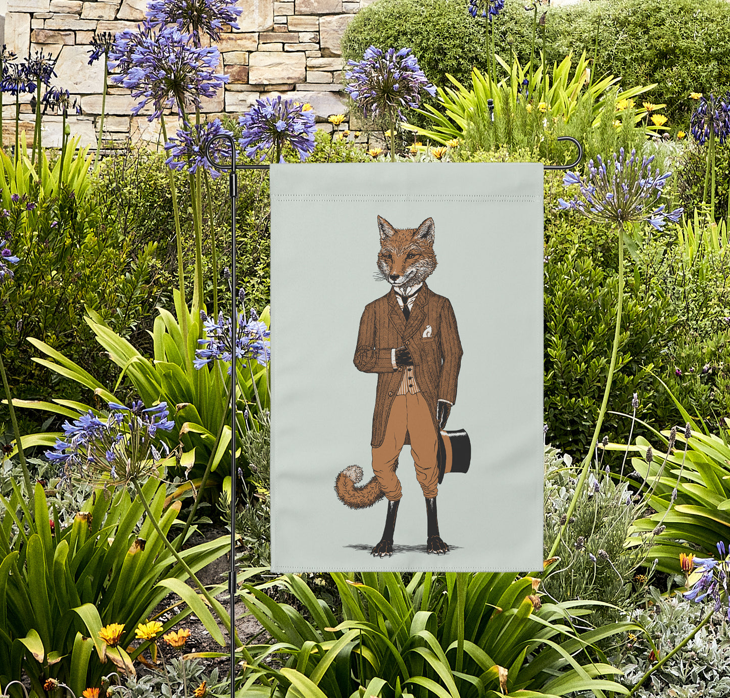 Dapper Fox Yard Flag