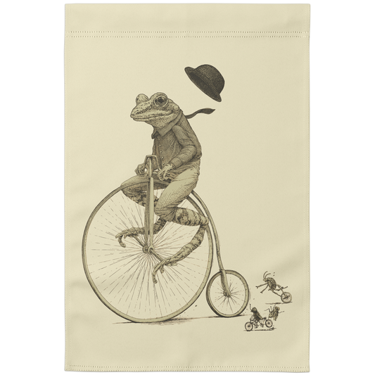 Penny_Farthing_Frog_Garden_Flag_Main_Mockup.png
