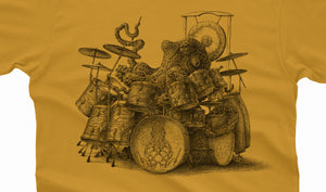 Octopus playing drums Tshirt