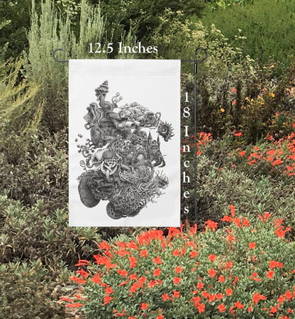 Tide Pool Life Yard Flag