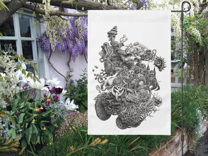 Tide Pool Life Yard Flag