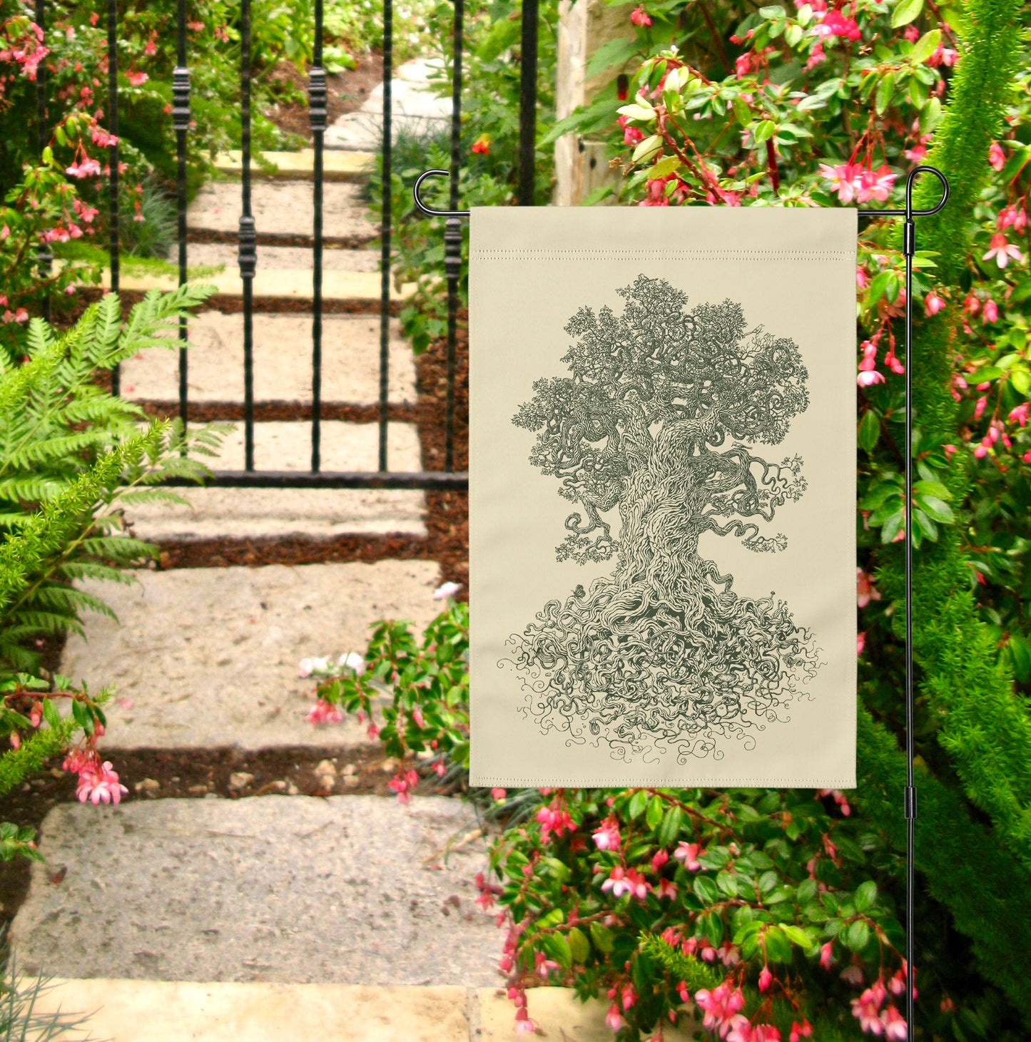 Tree Garden Flag