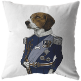 Regal Beagle Decorative Throw Pillow