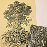 "Mother Nature's Daughter" Screen Print or Original Ink Drawing