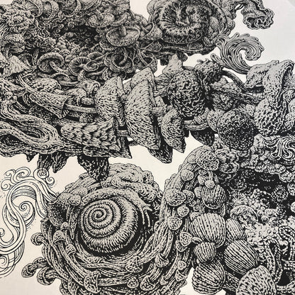 "Mushroom Menagerie" Screen Print or Original Ink Drawing