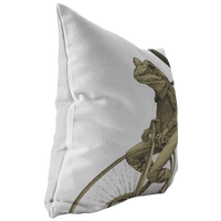 Penny Farthing Frog Pillow
