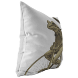 Penny Farthing Frog Pillow