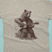 "Bear Guitar" Screen Print or Original Ink Drawing