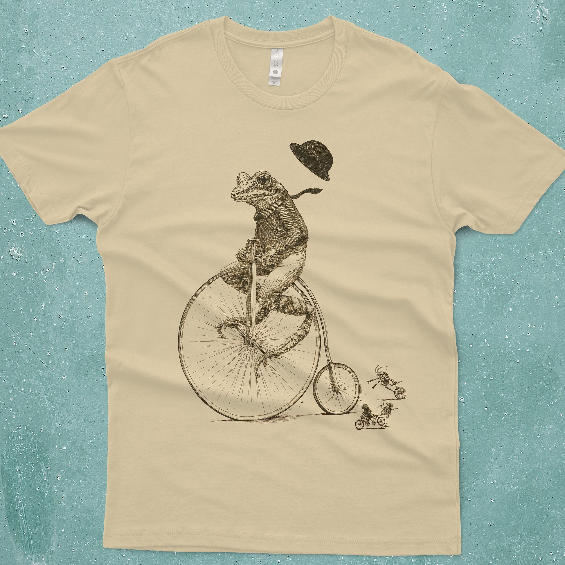 fahrradtasche penny Penny Farthing Frog Shirt