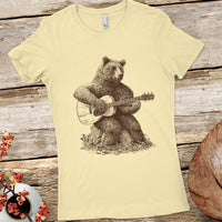 "Bear Guitar" Screen Print or Original Ink Drawing